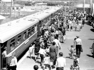 Детская железная дорога в Чимкенте