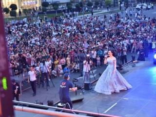 В Шымкенте празднование Дня города завершилось гала-концертом