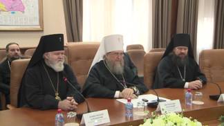 Аким ЮКО встретился с митрополитом Астанайским и казахстанским Александром