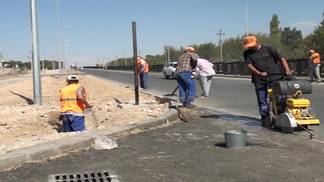 В ЮКО по программе «Нурлы жол» идет масштабный ремонт дорог