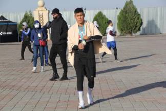 Военнослужащие в числе лучших участников «Shymkent Marathon - 2021»