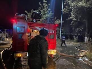 9 человек эвакуировали из-за пожара в многоэтажке Шымкента