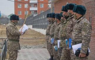В одной из воинских частей Шымкентского гарнизона прошло занятие  по противодиверсионной безопасности с привлечением должностных лиц, ответственных за организацию службы войск