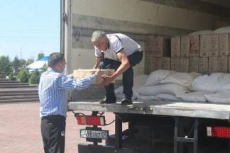 Алматинская область помогает пострадавшей от наводнения Туркестанской