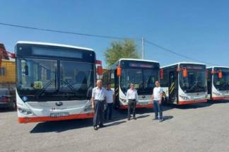 Автопарк Шымкента закупил новые автобусы