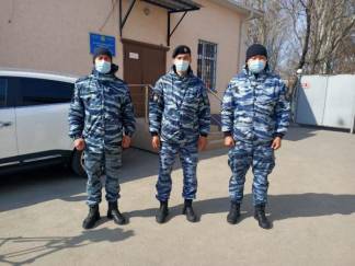 СОБРовцы ДП Туркестанской области предотвратили пожар