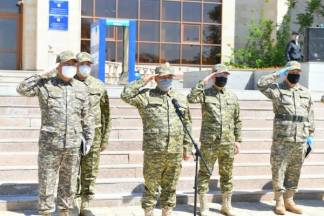 Чиновники Туркестанской области оказались в числе добровольцев, принявших участие в военных сборах