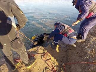 Двое суток спасатели искали тело утонувшего мужчины
