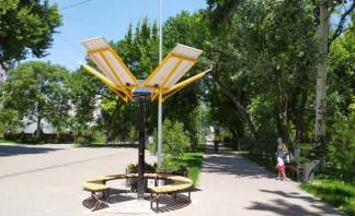 В Шымкенте начали установку солнечных батарей