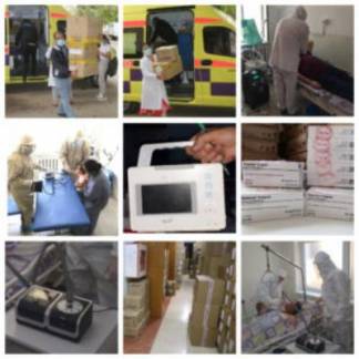 Гуманитарную помощь из Объединенных Арабских Эмиратов распределили по больницам Туркестанской области