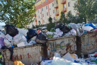 Компании по вывозу мусора оштрафовали в Шымкенте
