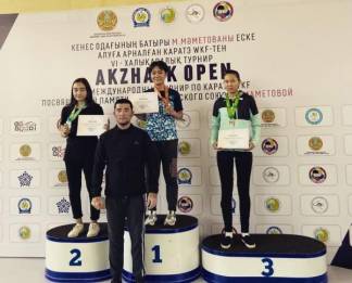 Маржан Ашим завоевала первое место на VI международном турнире по карате WKF