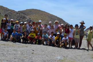 Школьники из Мангыстауской области побывали на экскурсии в Каратауском заповеднике Туркестанской области