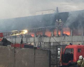 На промышленных предприятиях Шымкента за три года произошел 21 пожар