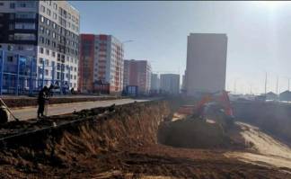 В микрорайоне «Шымкент сити» приостановлено строительство многоэтажного жилого дома