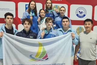 Пловцы Туркестанской области завоевали 10 медалей на Чемпионате Казахстана