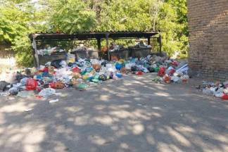 По трем статьям адмкодекса оштрафована компания, которая не вывозила мусор в Шымкенте
