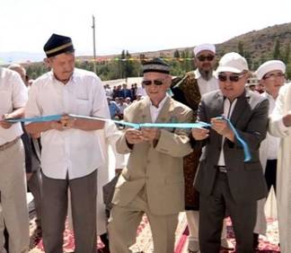 В канун Курбан айта в поселке Майбулак Толебийского района построили новую мечеть