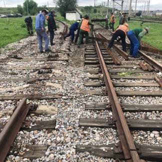 В Шымкенте восстанавливают железнодорожный путь, ведущий к СЭЗ «Онтустик»