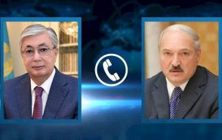 Состоялся телефонный разговор президентов Казахстана и Беларуси