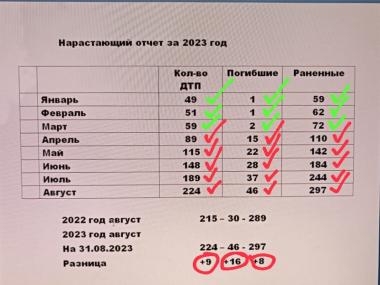 В 4,5 раза выросло количество ДТП в Шымкенте за 5 месяцев этого года