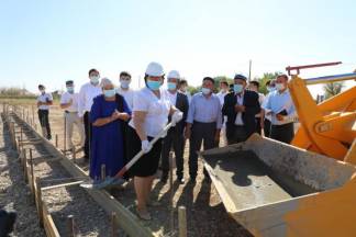 В селе Онтам началось строительство новой школы