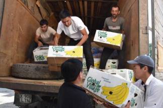 Из Мактааральского района в Байзакский район Жамбылской области доставлено 10 тонн гуманитарной помощи
