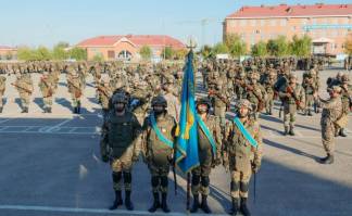 Военнослужащие в Шымкенте приступили к сдаче итоговой проверки